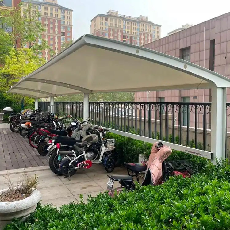 南昌县膜结构电动车棚